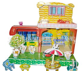 YY 003创意儿童益智玩具 DIY拼图与3D立体拼图的科教魅力